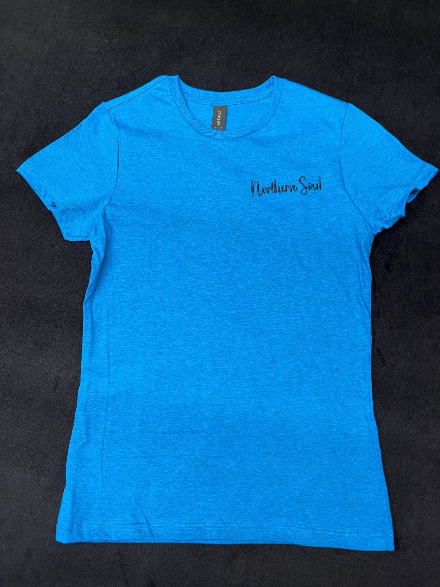 Ladies Northern Soul embroidered tee shirt.