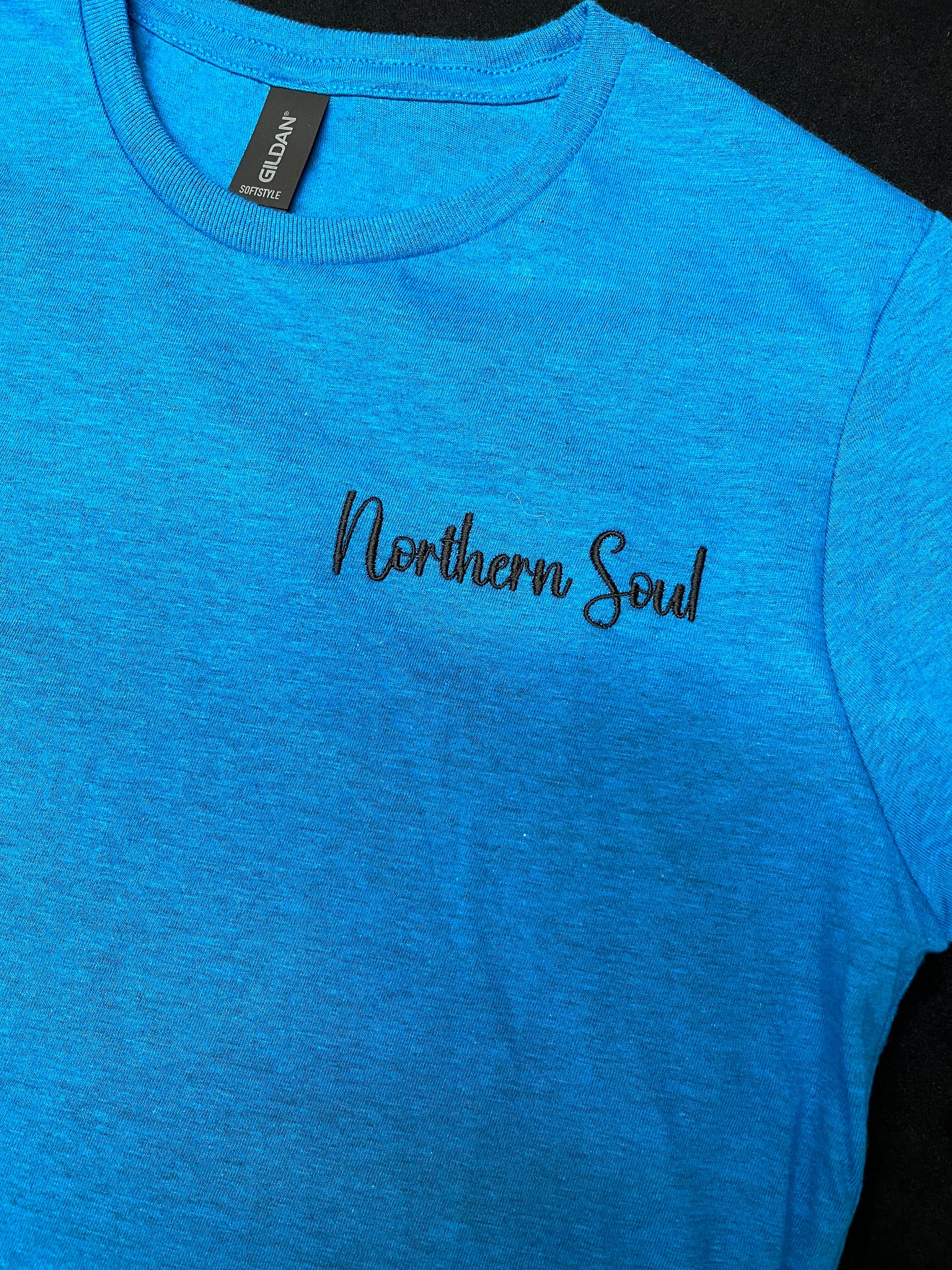 Ladies Northern Soul embroidered tee shirt.